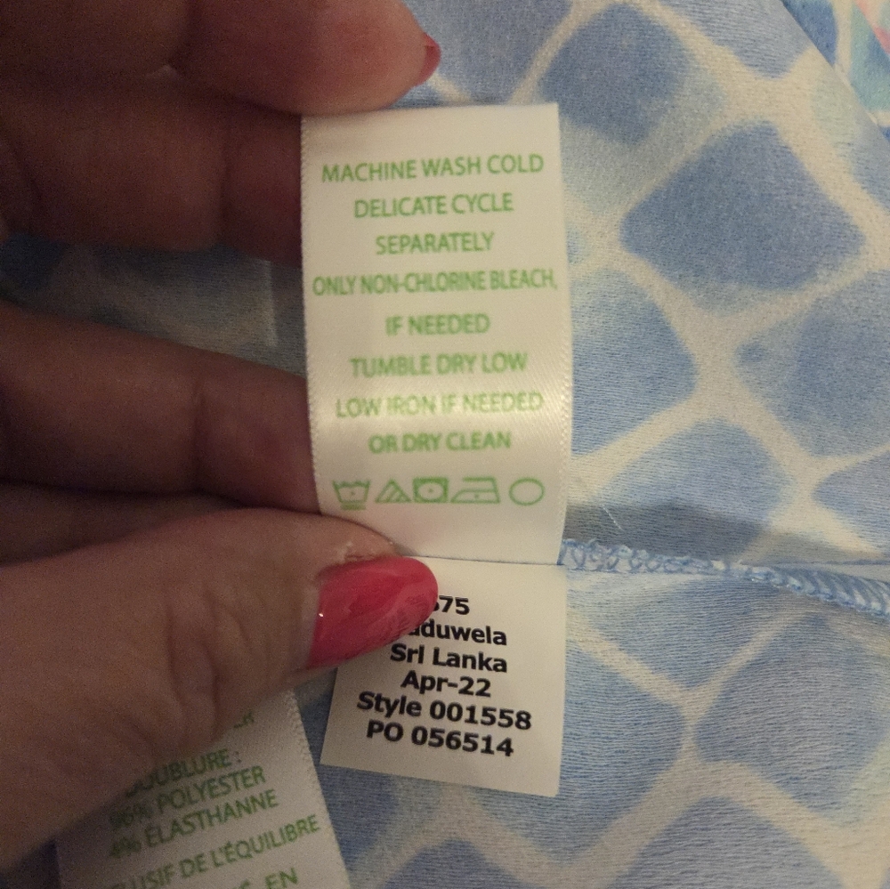 Lilly Pulitzer Donna Romper Multi Hidden Treasure Size 4 - Picture 5 of 7